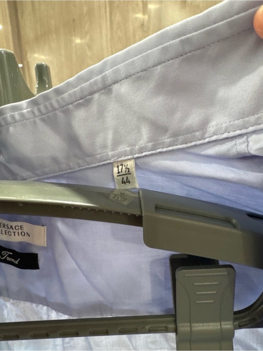 Versace Light Blue Men's Shirt - Picture 3 of 3